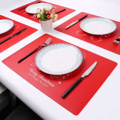 Heat Resistant Dining CleanTable Place Mats for Easter and ChristmasTable Decorations