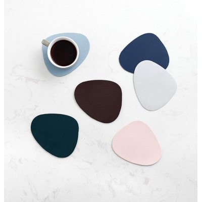 Hot Sale Waterproof Soft Placemat Table Mat Tableware Pad Pu Leather Non-Slip Washable Bowl Coaster