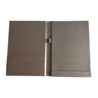 Restaurant bill folder leather receipt holder