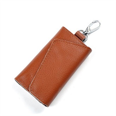 Leather Organizer Key Chain Bag