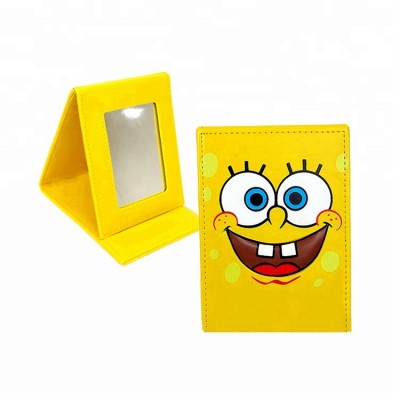 Classical cartoon characters Souvenir compact hand mirror cutefolding pocket mirror with double sides magnify for travel